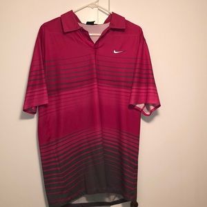 Pink Tiger Woods collection Nike polo